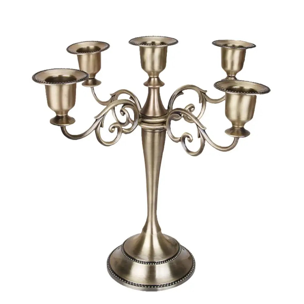 Metal Candle Holder Stand Party Restaurant Bar Decoration Candlestick