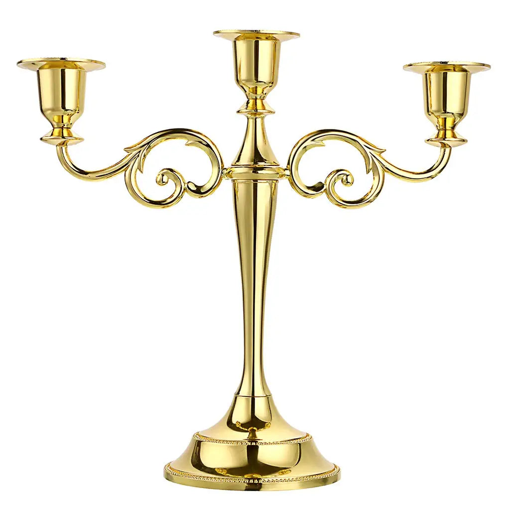 Metal Candle Holder Stand Party Restaurant Bar Decoration Candlestick