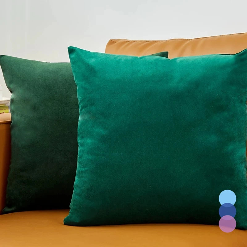 Luxury Velvet Green Cushion Covers