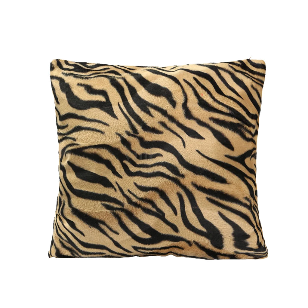 Animal Print - Leopard or Zebra Decorative Pillowcase (1 Sided) & Cushion