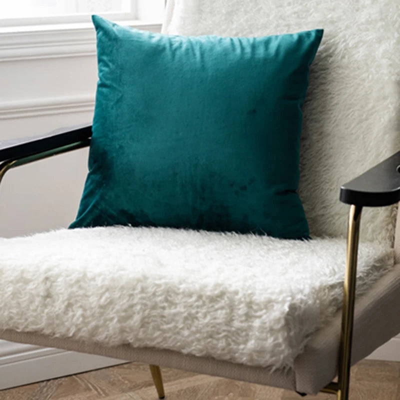 Luxury Velvet Green Cushion Covers