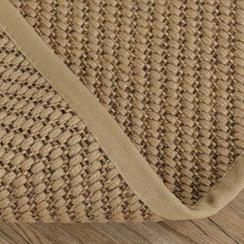 Hand Woven Natural Jute Rug - For Heavy Traffic Areas, Breathable Natural Fiber (Select Shape, Size & Diameter)