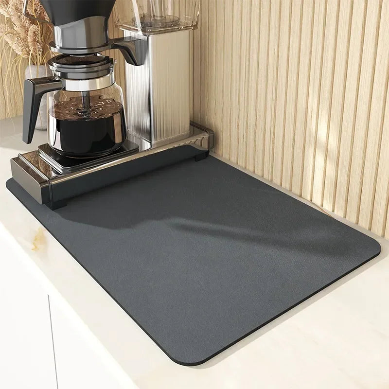 Hot Selling Diatomite Bar Mat - QUICK DRY & Anti-Skid Rubber Backing (Choose Colour & Size Required)