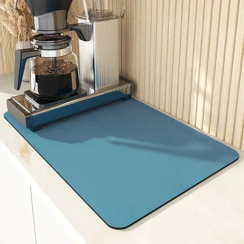 Hot Selling Diatomite Bar Mat - QUICK DRY & Anti-Skid Rubber Backing (Choose Colour & Size Required)