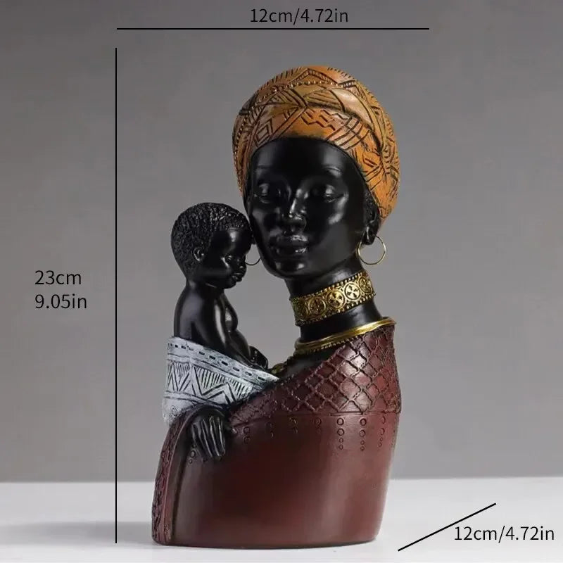 African Desktop Decor - Cultural Art Pieces