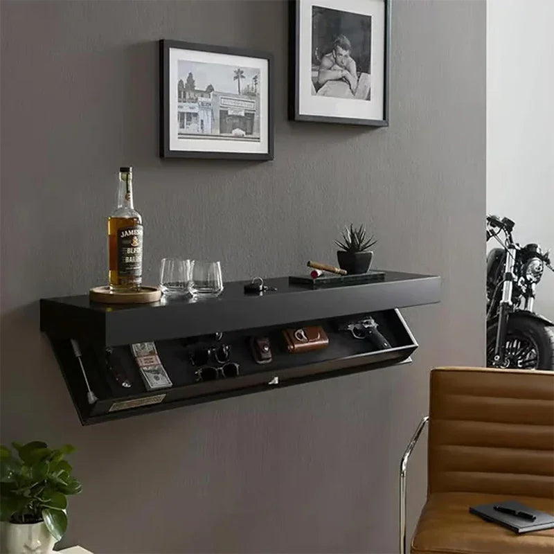 Secret Compartment Designer Shelf - Concealed Floating Shelf,  Wall-mounted Storage Solution