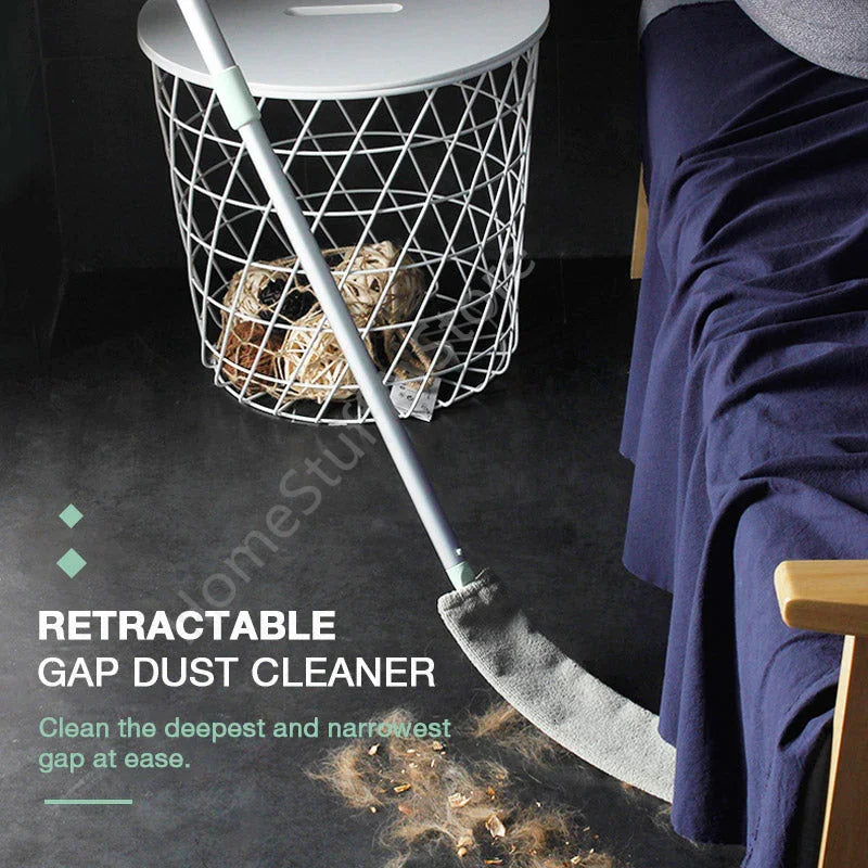 Dust Gap Telescopic Dust Brush with Microfibre Cloth Cover, Gap Dust Buster